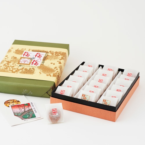 あとひき梅・はちみつ梅　一粒包み（ミックス）　《18粒》　No173