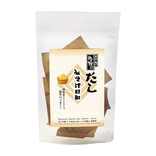 佐野の出汁 みそ汁日和《白みそを引き立てる》