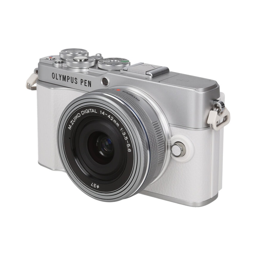 OLYMPUS PEN E-P7 ホワイト + 14-42 F3.5-5.6 EZ (SL) 【S】 | カメラ