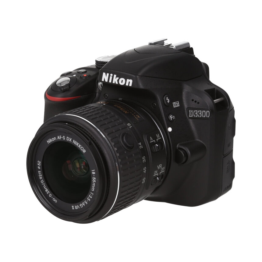 明日終了　ほぼ新品 撮影1,419回 ニコンD3300 18-55mm VR 付 ニコン D3300 18-55 VR II レンズキット ブラック | デジタル一眼レフ