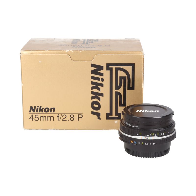Nikon 45mm F2.8 P �֥�å� (Ai-S) ��AB��