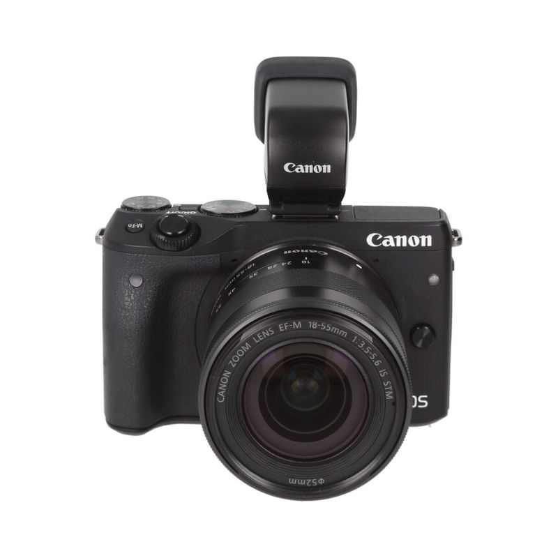 Canon EOS M3 �֥�å� + EF-M18-55mm + EVF-DC1 ��AB��