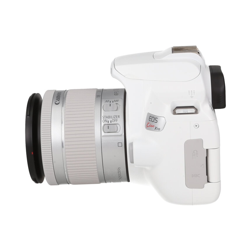 Canon EOS Kiss X10 ホワイト EF-S18-55 IS STM KIT 【AB】 | カメラ
