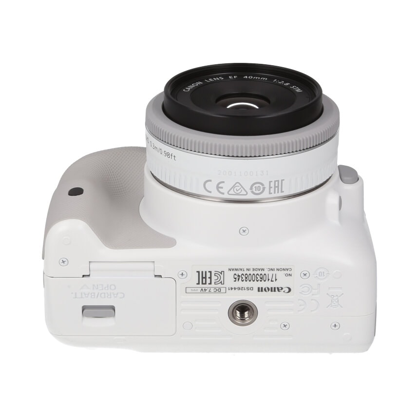Canon EOS KissX7 ホワイトKIT EF40 EF-S18-55IS STM 【B】 | カメラ