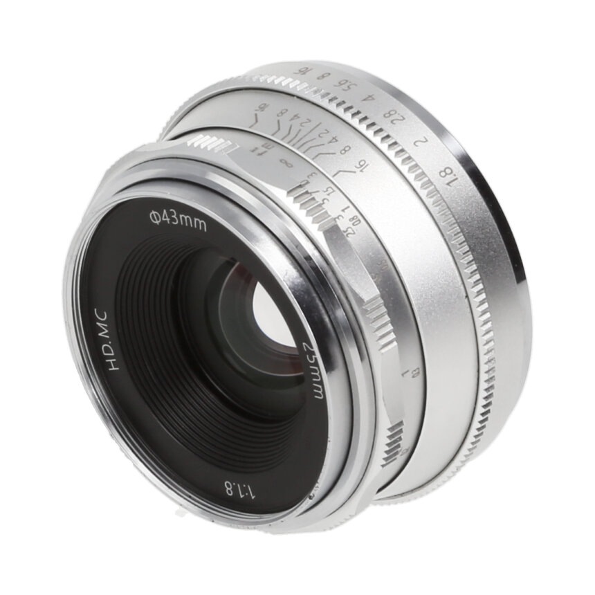  PERGEAR 25mm F1.8��M4/3��Silver�� ��B��