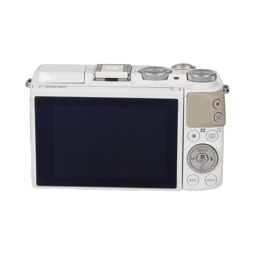 Canon EOS M3 ホワイト Kit EF-M18-55 IS STM【AB】 | カメラ,キヤノン