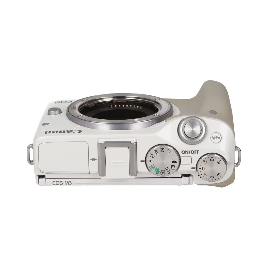 Canon EOS M3 ホワイト Kit EF-M18-55 IS STM【AB】 | カメラ,キヤノン