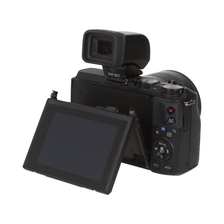 Canon EOS M3 ブラック + EF-M18-55mm + EVF-DC1 【AB】 | カメラ