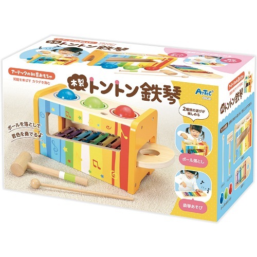 木製とんとん鉄琴　ATC-007472