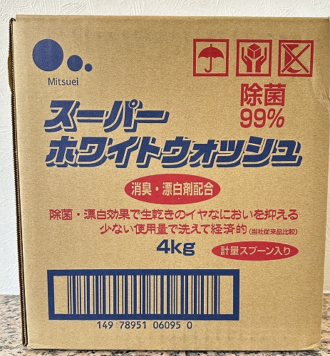 スーパーホワイトウォッシュ　4kg　2108694