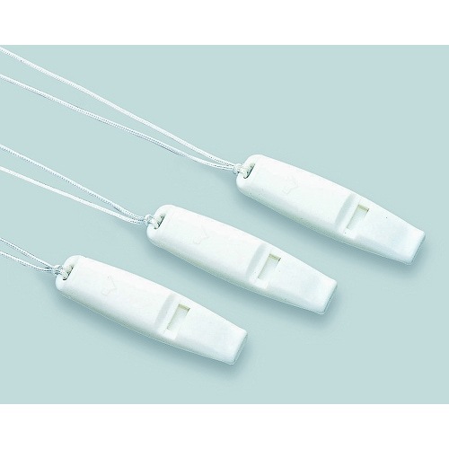 SG-1015　プラ単管笛10個セット(白)