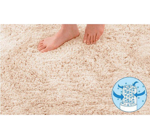 乾度良好Ag+バスマット　90×120cm　S-30458