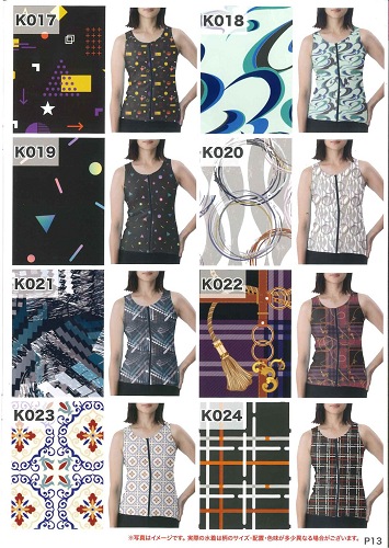 245501　水着柄100選　オーダー女性水着(袖付)　*受注生産の為、45日位かかります。