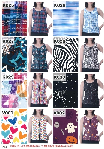 245500　水着柄100選　オーダー女性水着(袖なし)　*受注生産の為、45日位かかります。