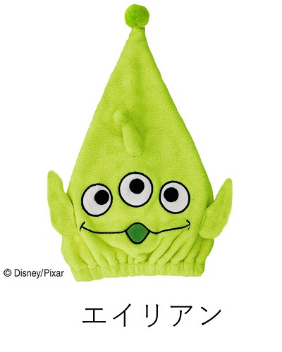 【在庫SALE】☆MSCAP1300 キャラクターキャップタオル（エイリアンのみ）