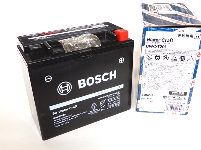 BOSCH 密閉式バッテリー Kawasaki/SEA-DOO用 T16L 175mmx100mmx175mm