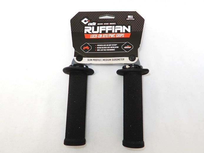 ODI ロックオン グリップ RUFFIAN ラフィアン ブラック シングル