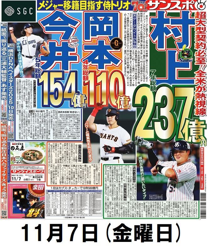 サンスポバックナンバー