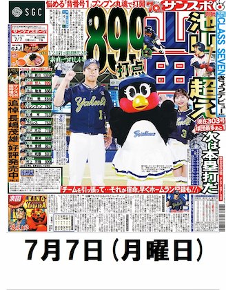 サンスポバックナンバー