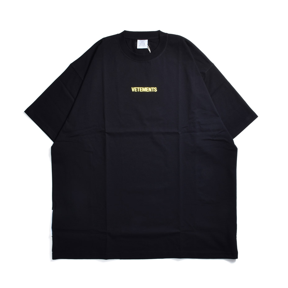 LOGO LABEL T-SHIRT [ UE52TR120X-1602 ] VETEMENTS