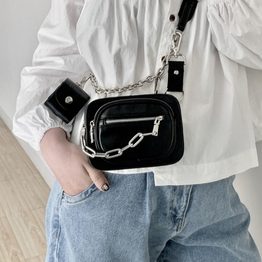 新品☆ザ デニム チェーン スナップショット ショルダーバッグ MARC JACOBS(マーク ジェイコブス)｜【公式】THE DENIM CHAIN
