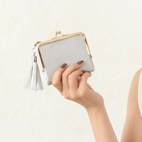 タッセルがま口財布 [ 720-563 ] polka polka / ポルカポルカ|polka polka [ ポルカポルカ ]|OTHER BRAND [ その他のブランド ]