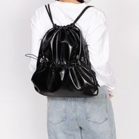 合成皮革ギャザーナップサック [ STY-96113 ] |BUYERS SELECT|OTHER BRAND [ その他のブランド ]