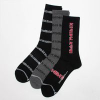3PAIR PACK IRON MAIDEN ASSORTED CREW / [ IMA370 ] Perris Socks / ڥ꡼å