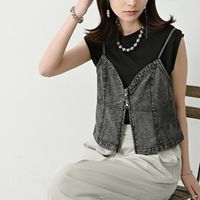 Wジップデニムビスチェ [ OA-246391 ] |BUYERS SELECT|OTHER BRAND [ その他のブランド ]