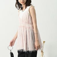 フリンジジャガードキャミチュニック [ OA-246523 ] |BUYERS SELECT|OTHER BRAND [ その他のブランド ]