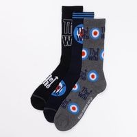 THE WHO 3PAIR ASSORTED CREW / [ TWC370 ] Perris Socks / ڥ꡼å