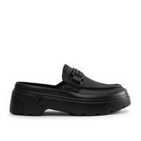 W REFINED EXPLORER FLATFORM LOAFER MULE [ WFF3103LEA ] HUNTER / ハンター