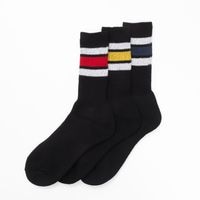 Q FTL3P DadSocks �饤�� black [ 81009800 ] FRUIT OF THE LOOM / �ե롼�� ���� �� �롼��