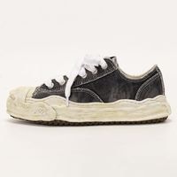 HANK original sole  bleach-wash denim canvas Low-Top sneakers [ A15FW731 ] MIHARA YASUHIRO / �ߥϥ�䥹�ҥ�