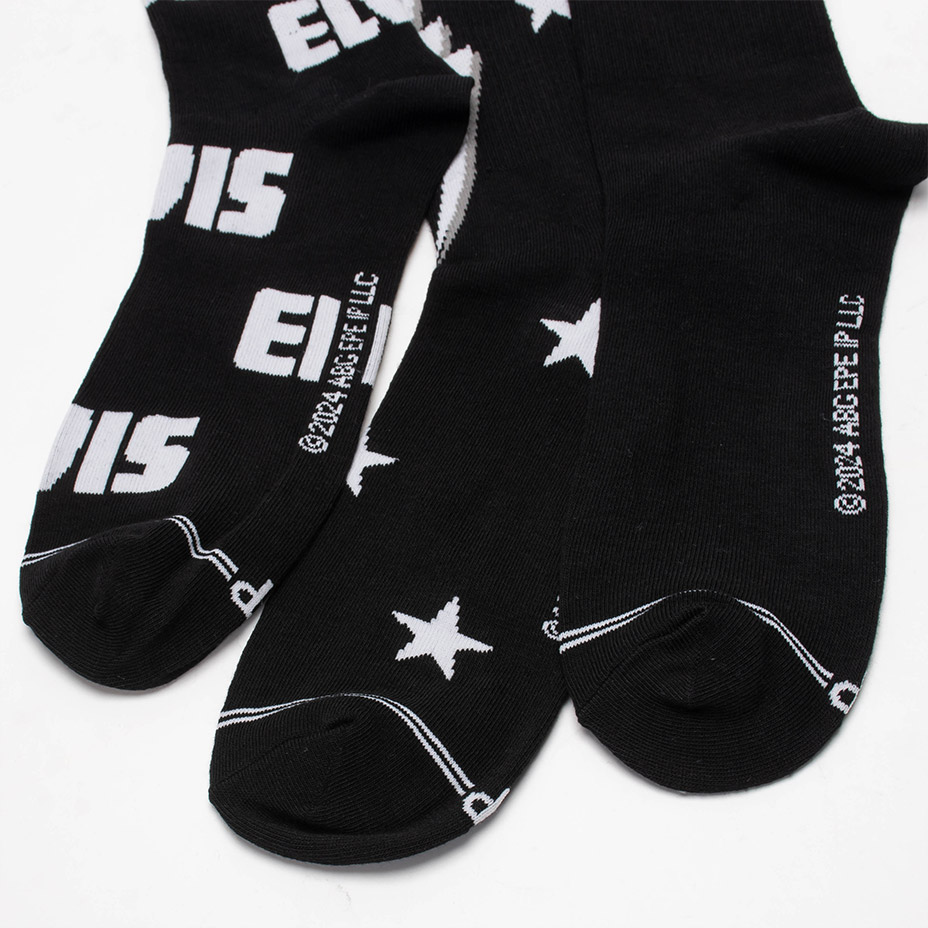 3PAIR PACK ELVIS ASSORTED CREW / [ EPA370 ] Perris Socks / �ڥ꡼�����å���