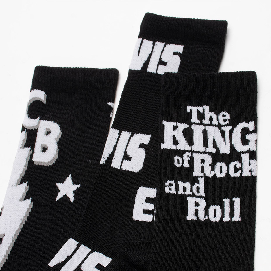 3PAIR PACK ELVIS ASSORTED CREW / [ EPA370 ] Perris Socks / �ڥ꡼�����å���