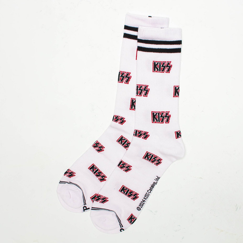 3PAIR PACK KISS ASSORTED CREW / [ KSA370 ] Perris Socks / �ڥ꡼�����å���