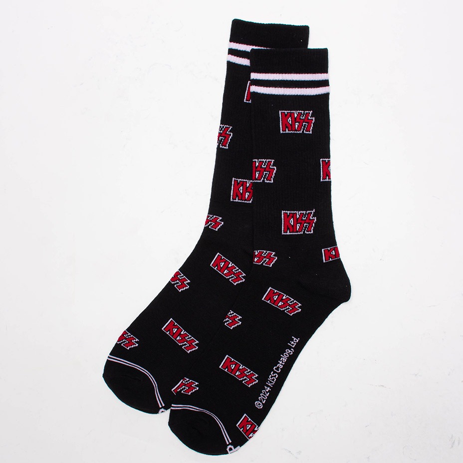 3PAIR PACK KISS ASSORTED CREW / [ KSA370 ] Perris Socks / �ڥ꡼�����å���