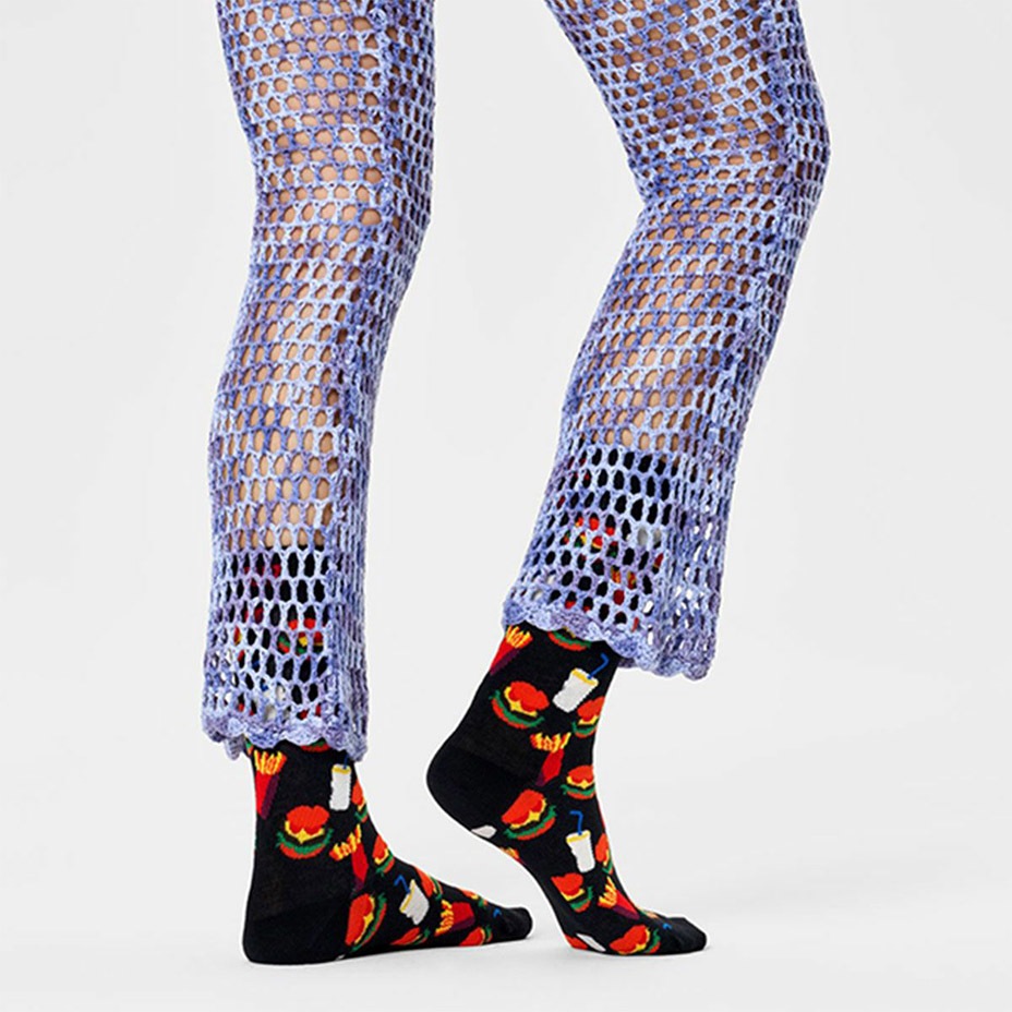 Hamburger Sock [ 10201108-98 ] Happy Socks / �ϥåԡ����å���