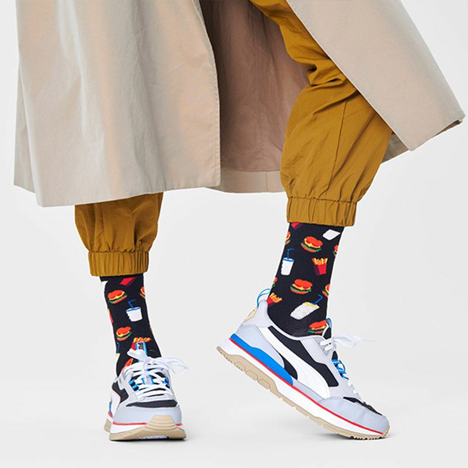 Hamburger Sock [ 10201108-98 ] Happy Socks / �ϥåԡ����å���
