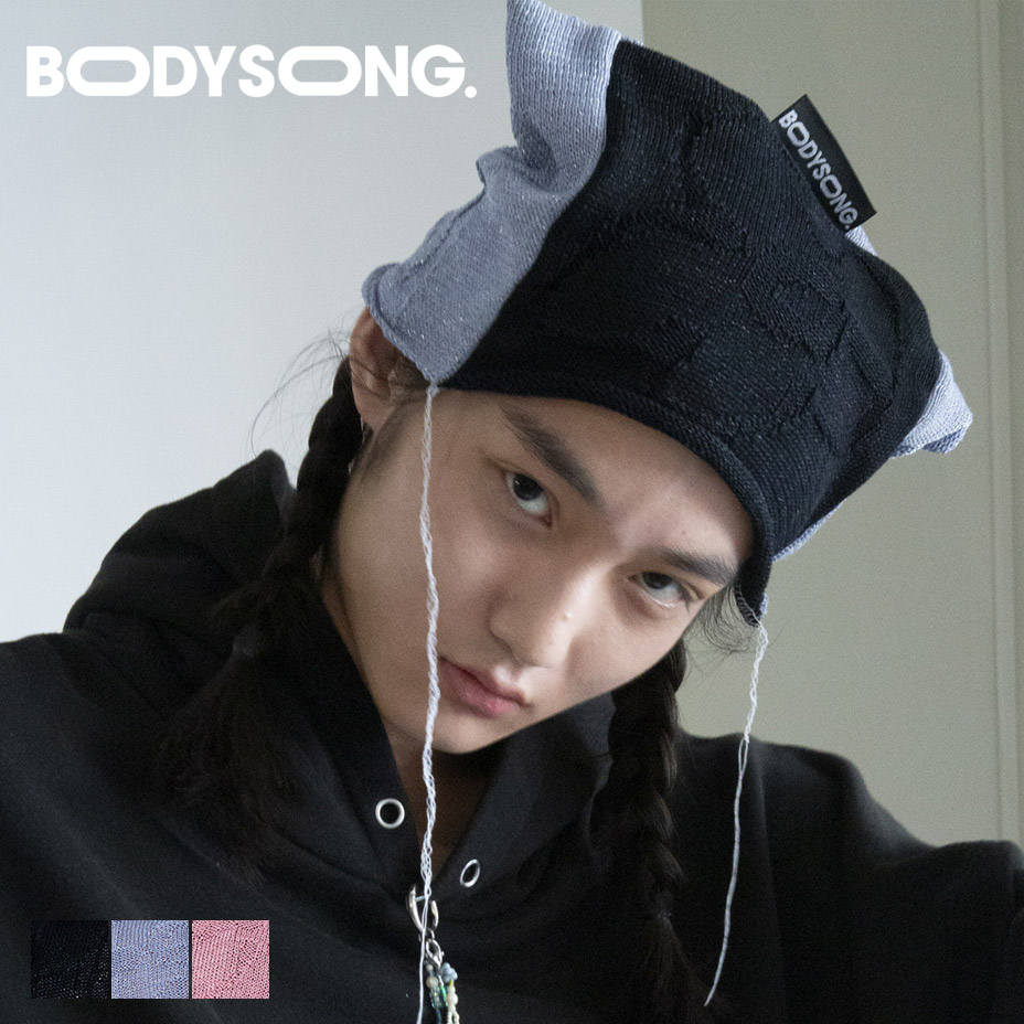 PATCHWORK FLORAL KNIT CAP [ BODYSONG / �ܥǥ����� ] BS260707