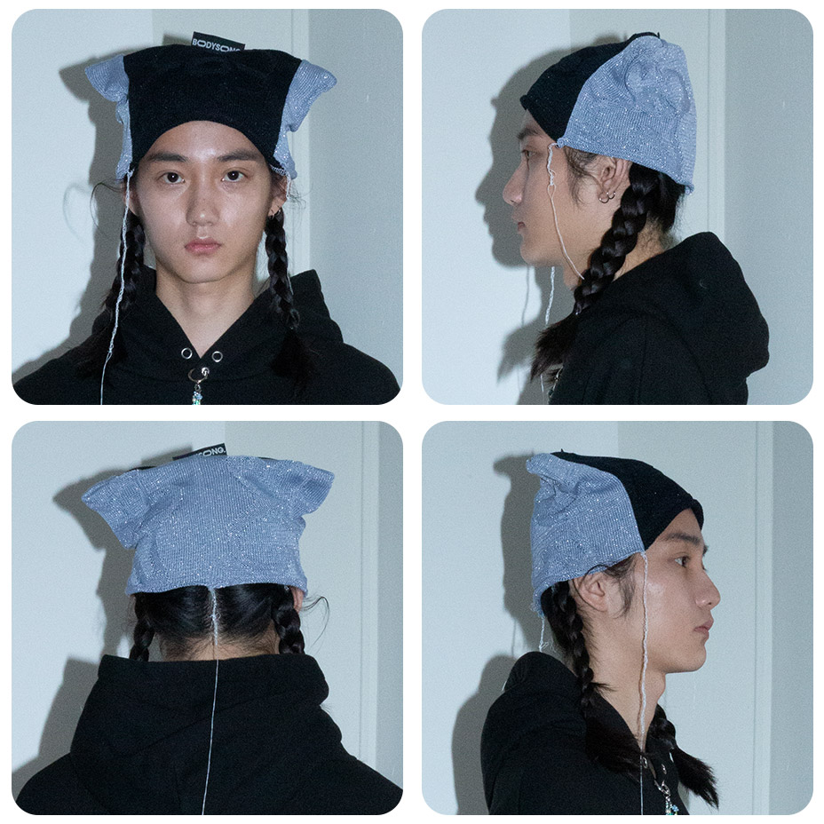 PATCHWORK FLORAL KNIT CAP [ BODYSONG / �ܥǥ����� ] BS260707