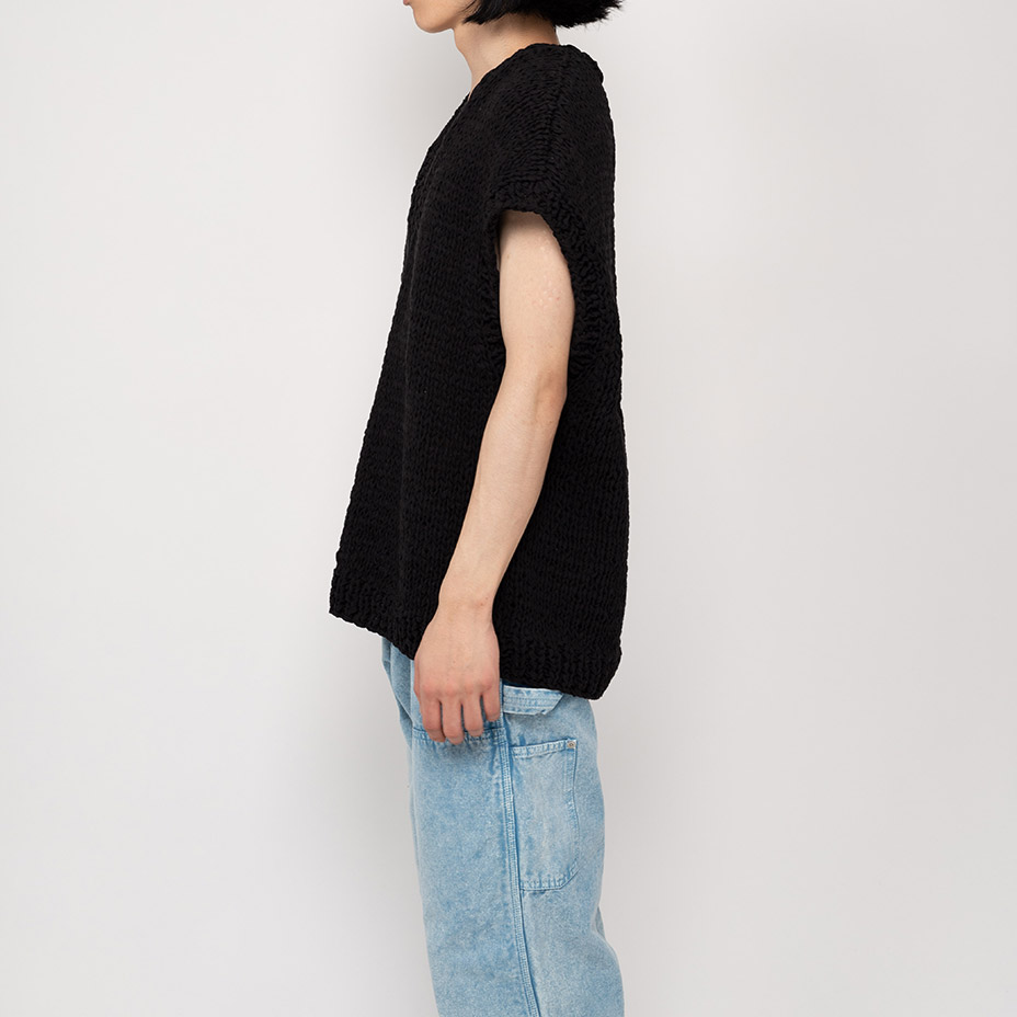 Shoelace Knitted Vest [ G10VT022 ] Myne / �ޥ���