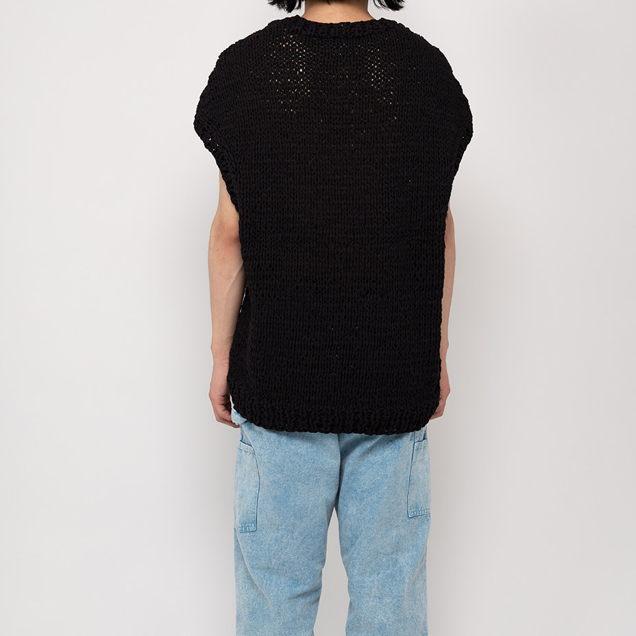 Shoelace Knitted Vest [ G10VT022 ] Myne / �ޥ���