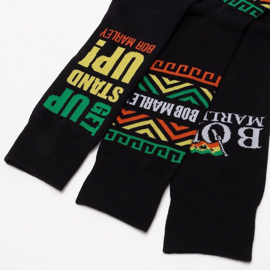 BOB MARLEY 3PAIR ASSORTED CREW /  [ BOC371 ] Perris Socks / �ڥ꡼�����å���