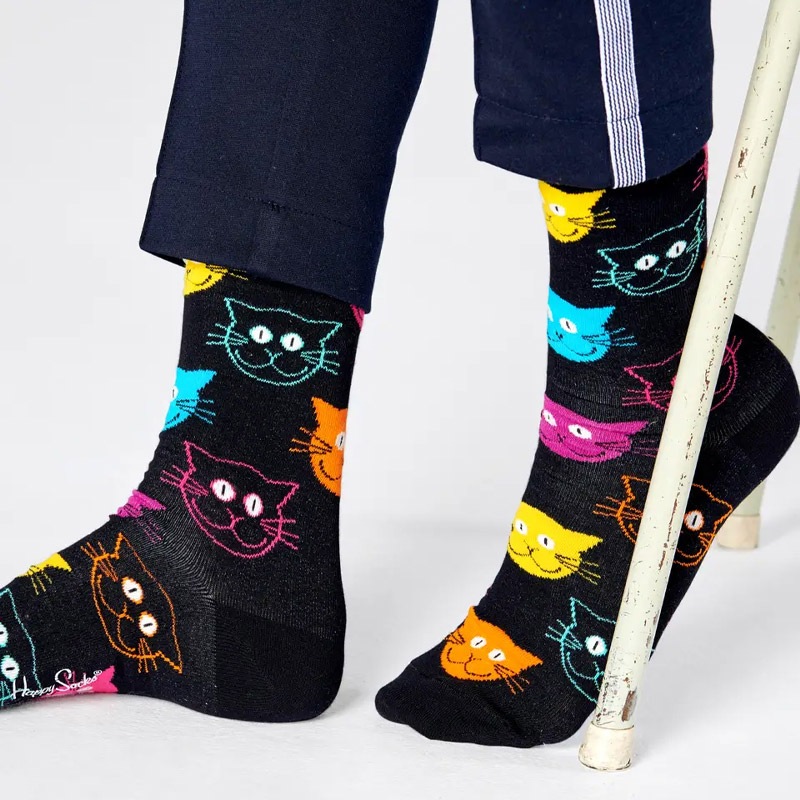 Cat Sock [ 10201011-98 ] Happy Socks / �ϥåԡ����å���