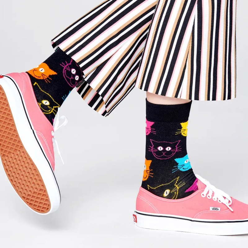 Cat Sock [ 10201011-98 ] Happy Socks / �ϥåԡ����å���