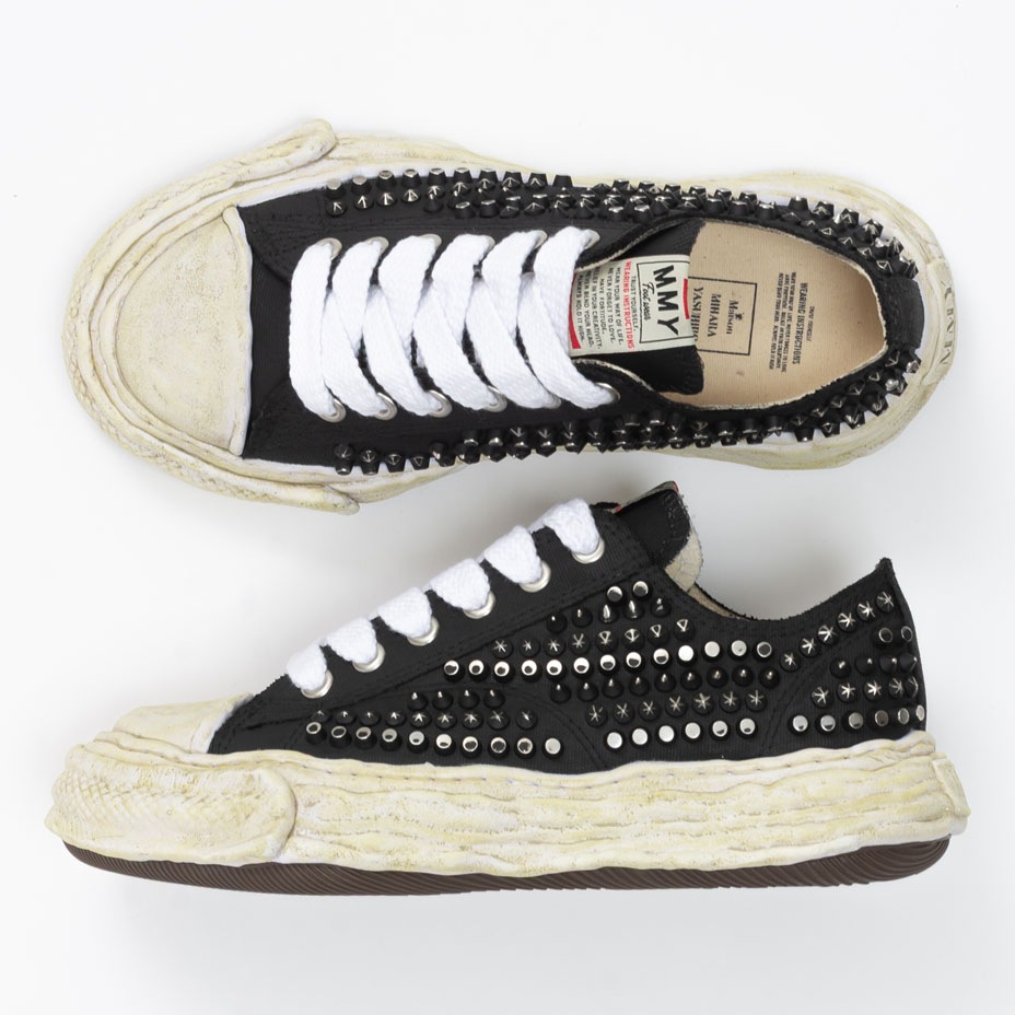 PETERSON 23 OG Sole Studded Canvas Low-top Sneaker [ A15FW721 ] MIHARA YASUHIRO / �ߥϥ�䥹�ҥ�