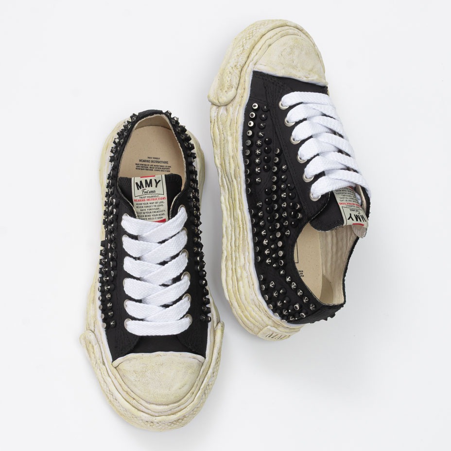 PETERSON 23 OG Sole Studded Canvas Low-top Sneaker [ A15FW721 ] MIHARA YASUHIRO / �ߥϥ�䥹�ҥ�