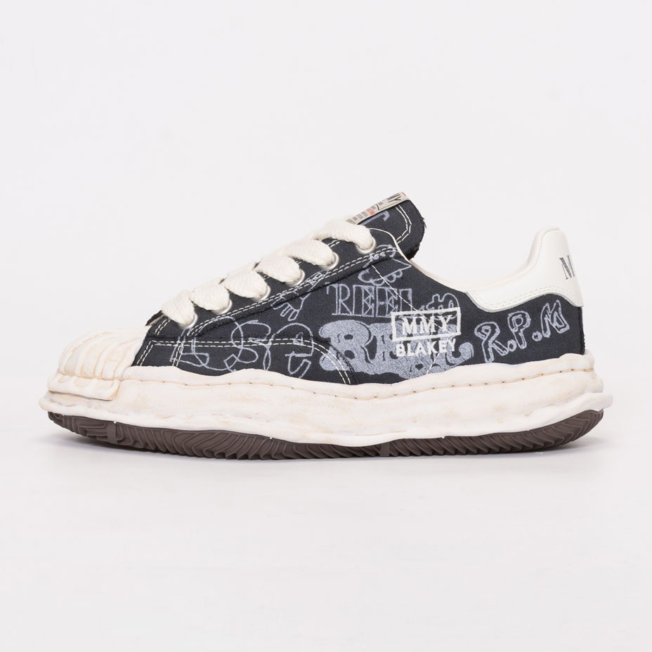 BLAKEY original sole graffiti printed Low-Top sneakers [ MIHARA YASUHIRO / �ߥϥ�䥹�ҥ� ] A16FW730